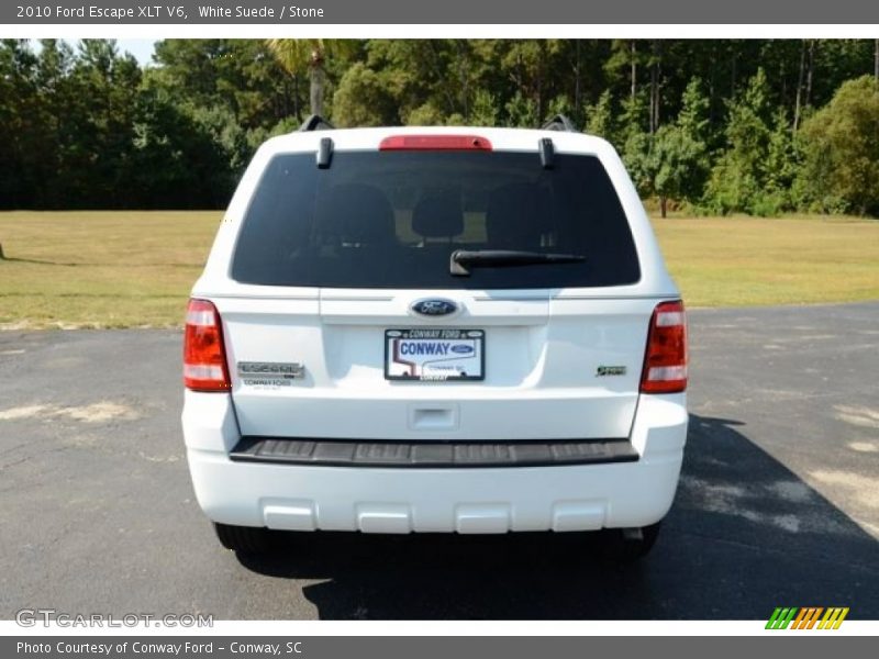 White Suede / Stone 2010 Ford Escape XLT V6