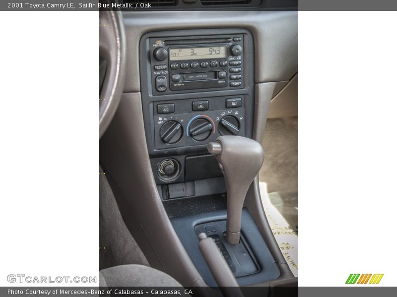 Sailfin Blue Metallic / Oak 2001 Toyota Camry LE