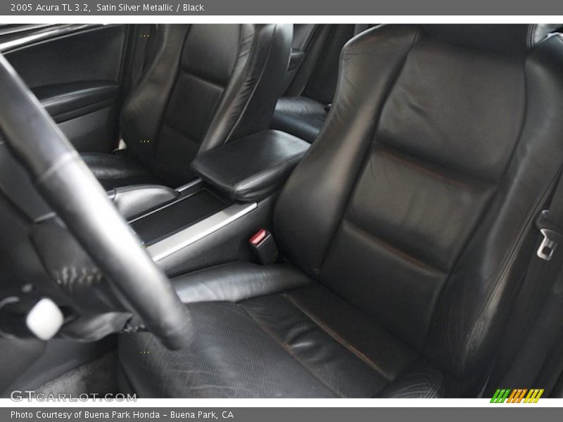 Satin Silver Metallic / Black 2005 Acura TL 3.2
