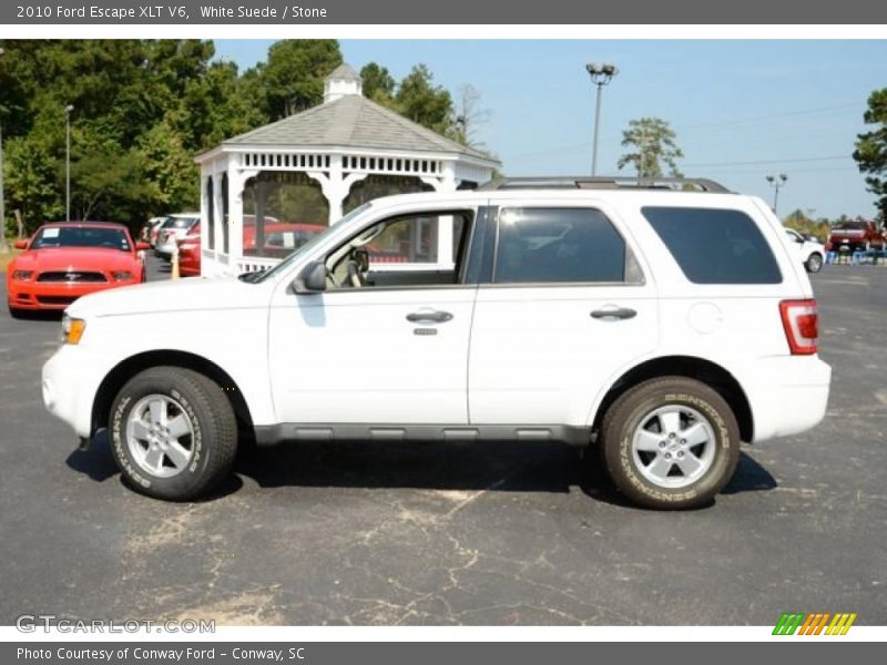 White Suede / Stone 2010 Ford Escape XLT V6