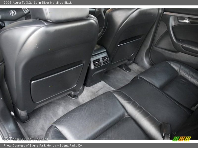 Satin Silver Metallic / Black 2005 Acura TL 3.2