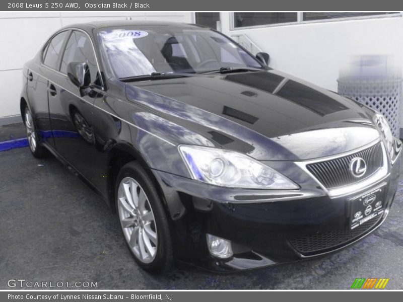 Obsidian Black / Black 2008 Lexus IS 250 AWD