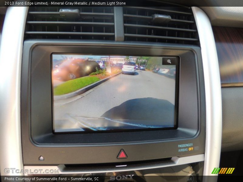 Mineral Gray Metallic / Medium Light Stone 2013 Ford Edge Limited