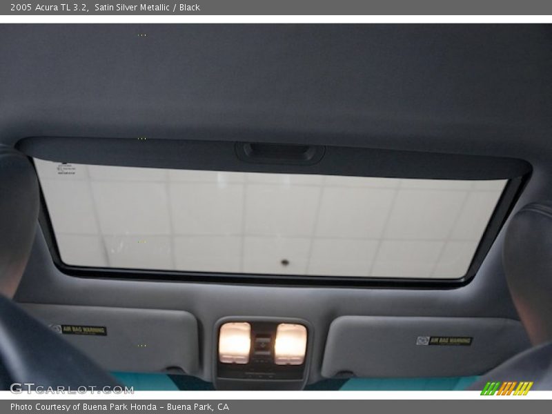 Satin Silver Metallic / Black 2005 Acura TL 3.2