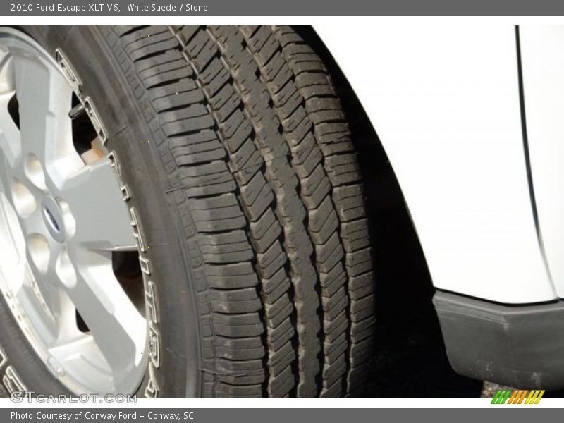 White Suede / Stone 2010 Ford Escape XLT V6