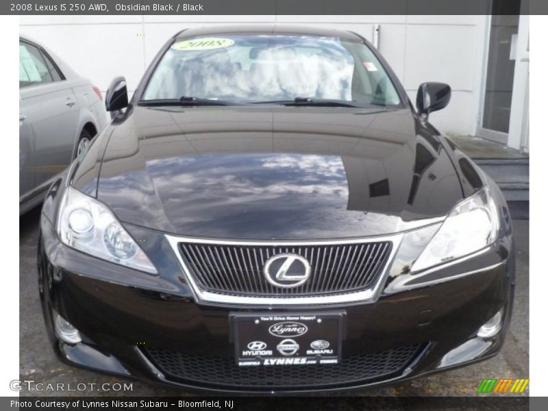 Obsidian Black / Black 2008 Lexus IS 250 AWD