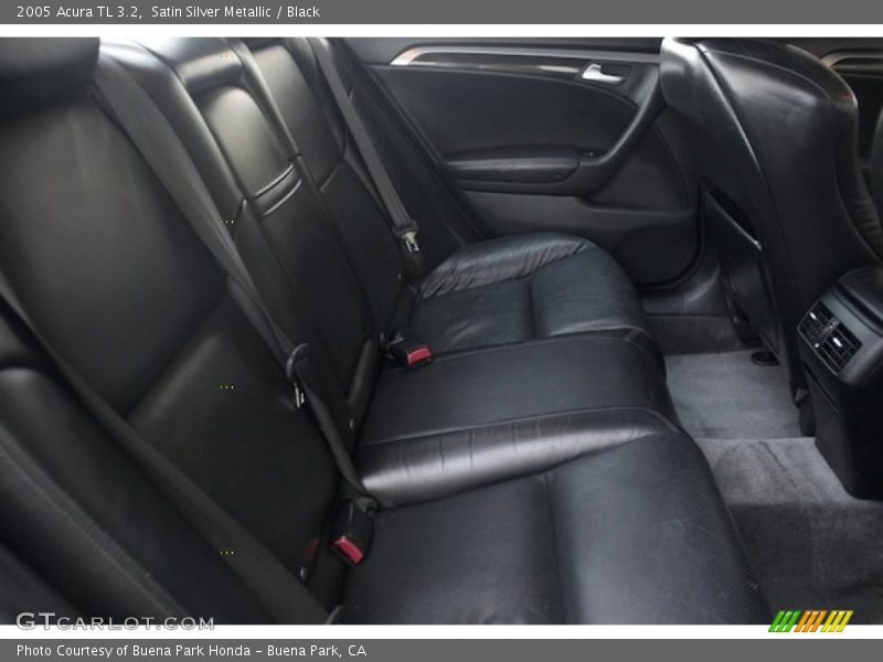 Satin Silver Metallic / Black 2005 Acura TL 3.2