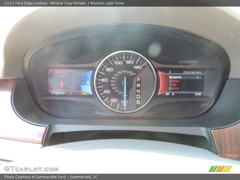 Mineral Gray Metallic / Medium Light Stone 2013 Ford Edge Limited
