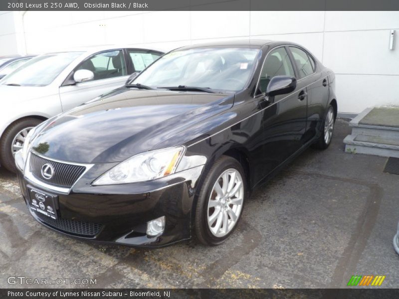 Obsidian Black / Black 2008 Lexus IS 250 AWD