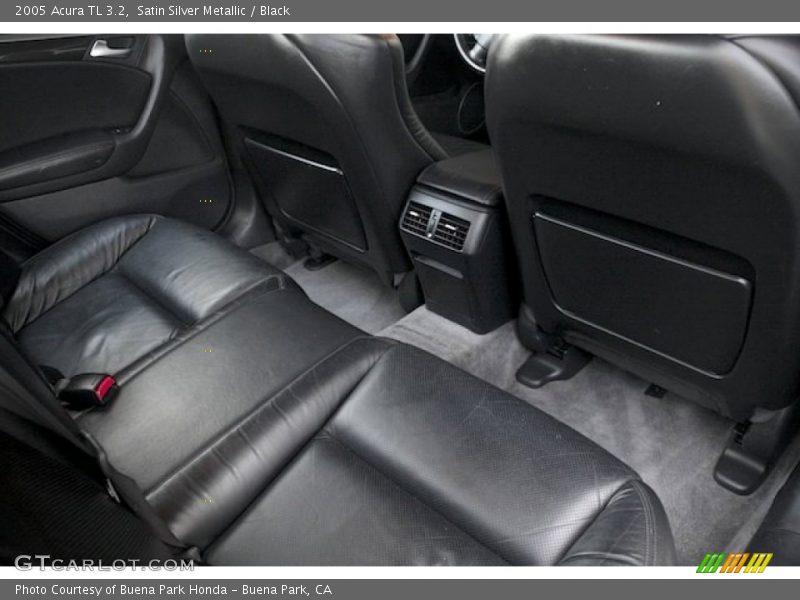 Satin Silver Metallic / Black 2005 Acura TL 3.2