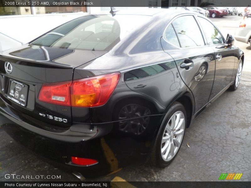 Obsidian Black / Black 2008 Lexus IS 250 AWD