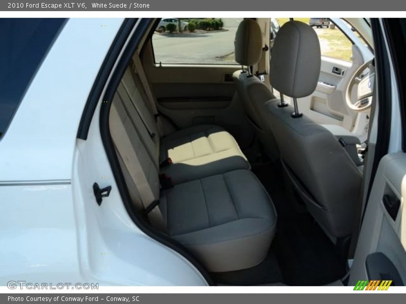 White Suede / Stone 2010 Ford Escape XLT V6