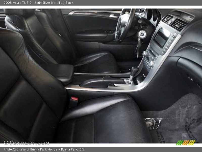 Satin Silver Metallic / Black 2005 Acura TL 3.2