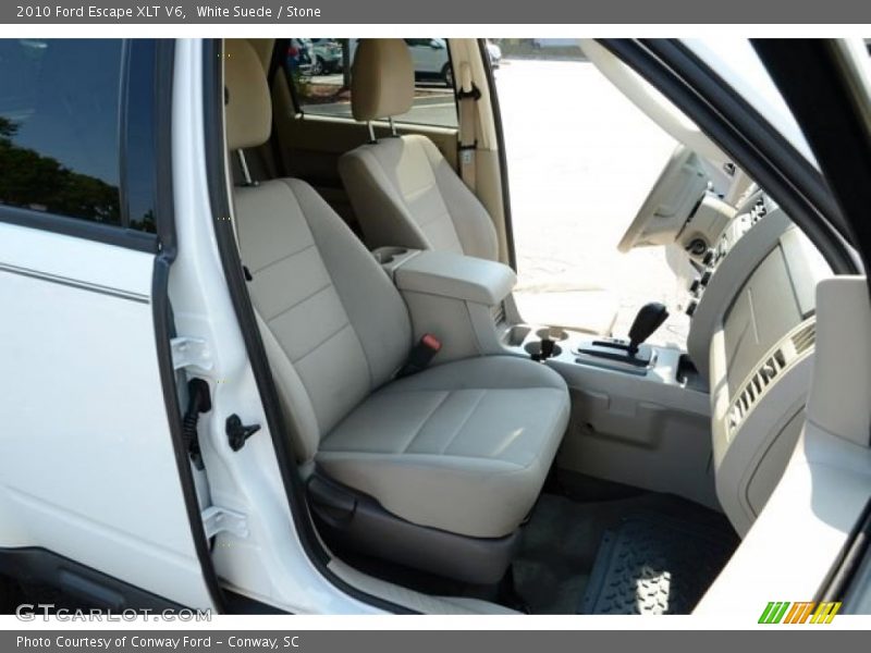 White Suede / Stone 2010 Ford Escape XLT V6