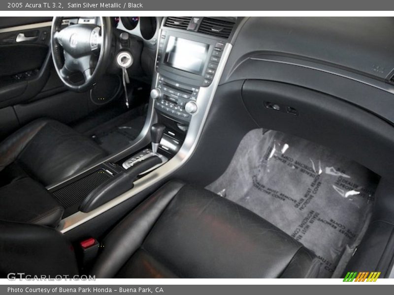 Satin Silver Metallic / Black 2005 Acura TL 3.2