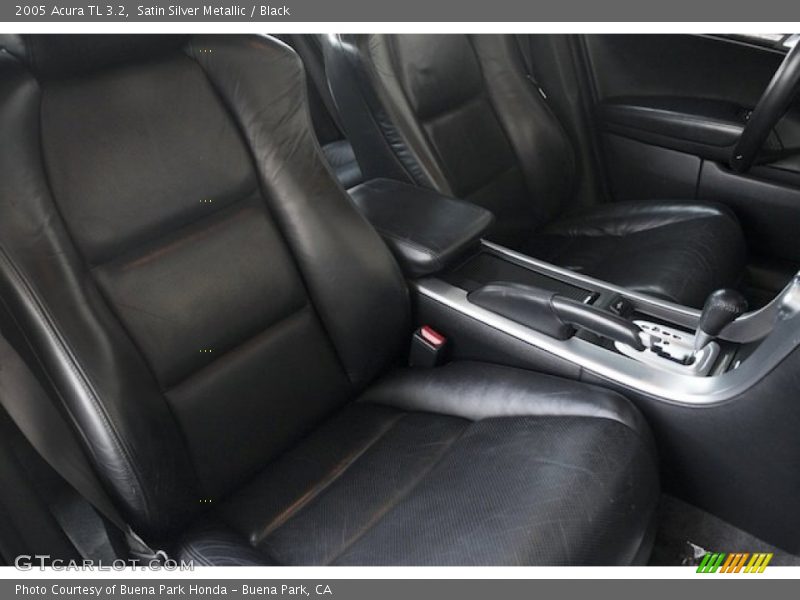 Satin Silver Metallic / Black 2005 Acura TL 3.2