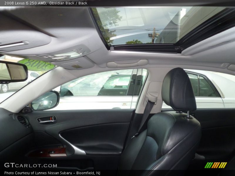 Obsidian Black / Black 2008 Lexus IS 250 AWD