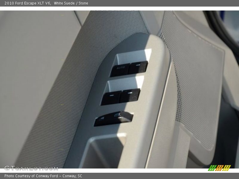 White Suede / Stone 2010 Ford Escape XLT V6