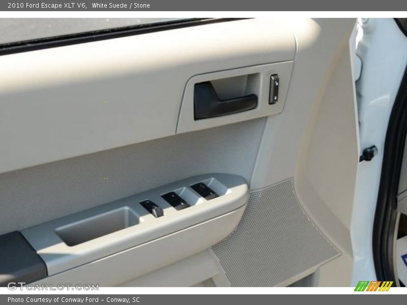 White Suede / Stone 2010 Ford Escape XLT V6
