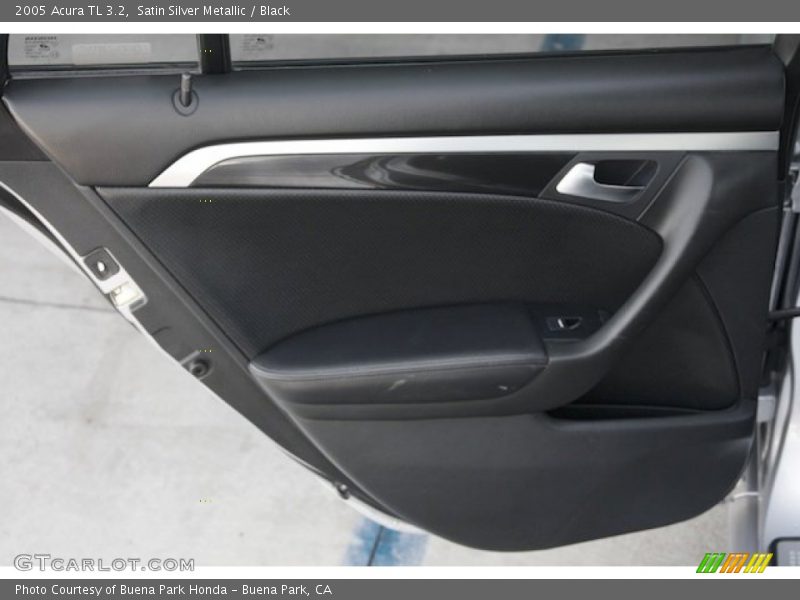 Satin Silver Metallic / Black 2005 Acura TL 3.2