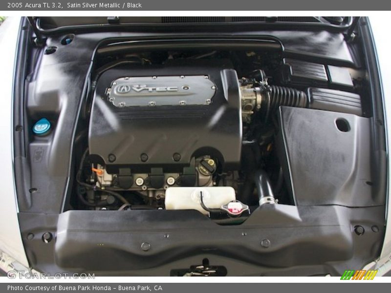 Satin Silver Metallic / Black 2005 Acura TL 3.2