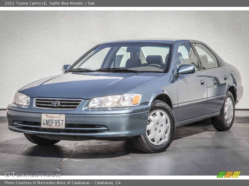 Sailfin Blue Metallic / Oak 2001 Toyota Camry LE