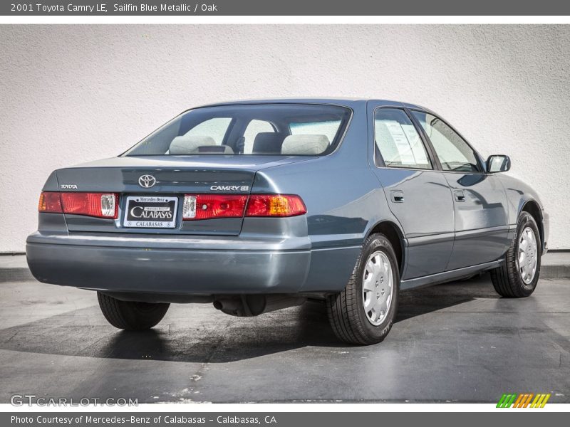 Sailfin Blue Metallic / Oak 2001 Toyota Camry LE