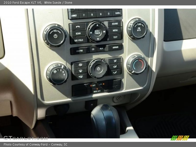 White Suede / Stone 2010 Ford Escape XLT V6