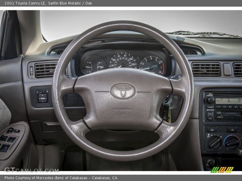 Sailfin Blue Metallic / Oak 2001 Toyota Camry LE