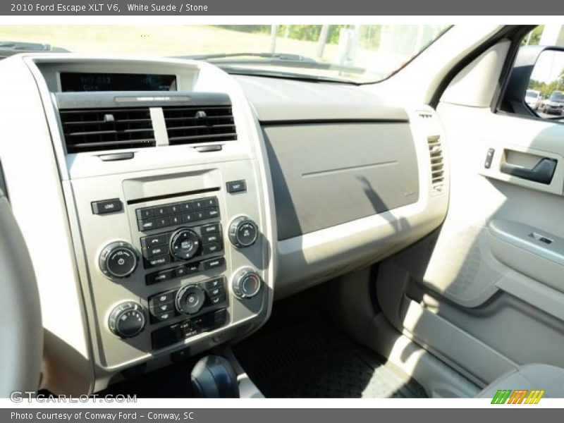 White Suede / Stone 2010 Ford Escape XLT V6