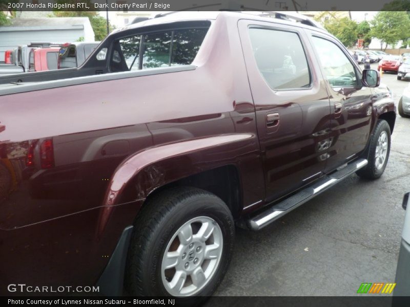 Dark Cherry Pearl / Beige 2007 Honda Ridgeline RTL