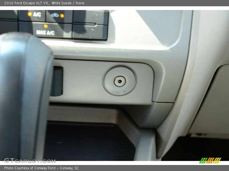 White Suede / Stone 2010 Ford Escape XLT V6
