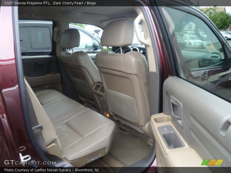 Dark Cherry Pearl / Beige 2007 Honda Ridgeline RTL