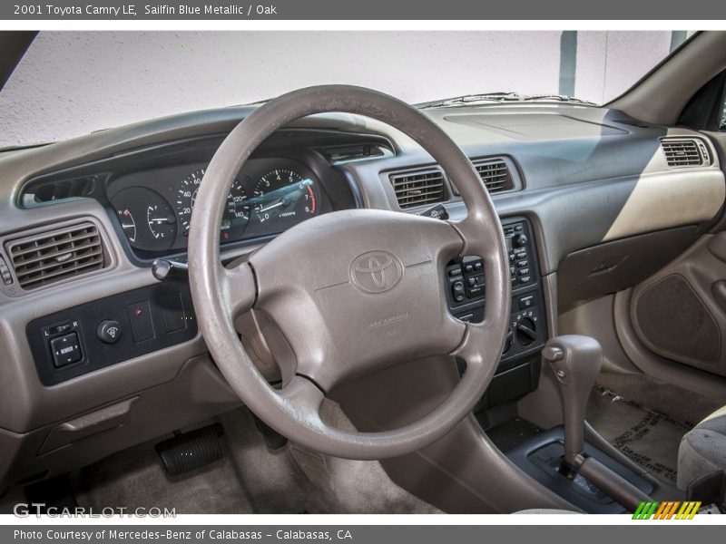 Sailfin Blue Metallic / Oak 2001 Toyota Camry LE