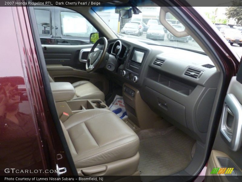 Dark Cherry Pearl / Beige 2007 Honda Ridgeline RTL