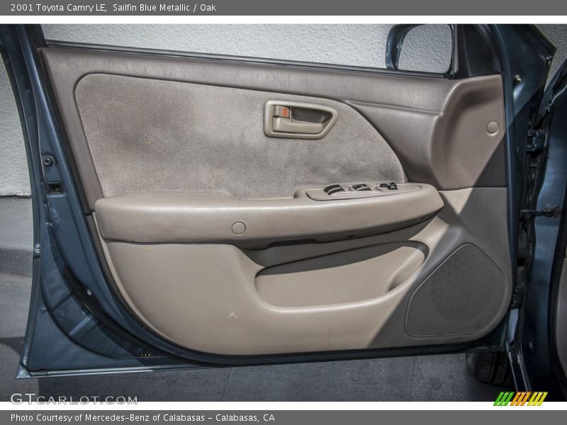 Sailfin Blue Metallic / Oak 2001 Toyota Camry LE