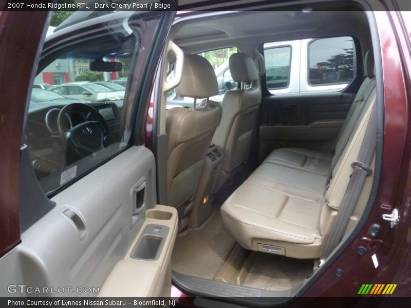 Dark Cherry Pearl / Beige 2007 Honda Ridgeline RTL