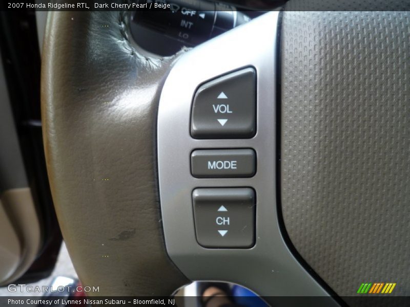 Dark Cherry Pearl / Beige 2007 Honda Ridgeline RTL