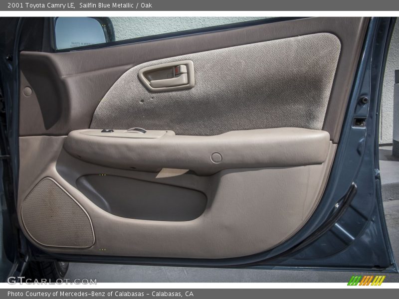 Sailfin Blue Metallic / Oak 2001 Toyota Camry LE