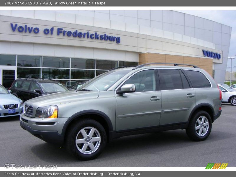 Willow Green Metallic / Taupe 2007 Volvo XC90 3.2 AWD
