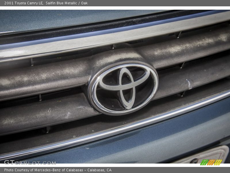 Sailfin Blue Metallic / Oak 2001 Toyota Camry LE