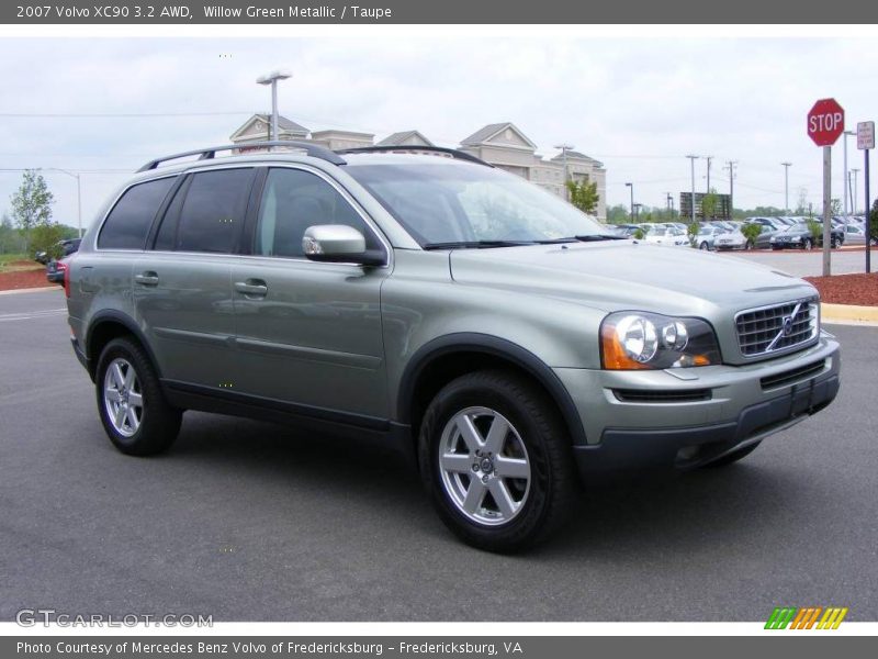 Willow Green Metallic / Taupe 2007 Volvo XC90 3.2 AWD