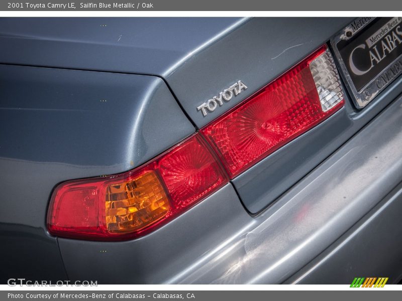 Sailfin Blue Metallic / Oak 2001 Toyota Camry LE