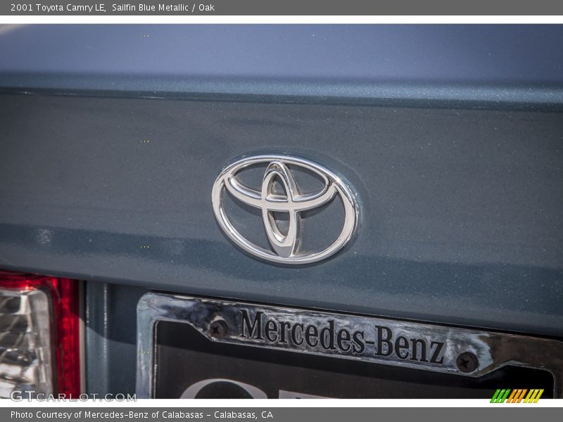 Sailfin Blue Metallic / Oak 2001 Toyota Camry LE
