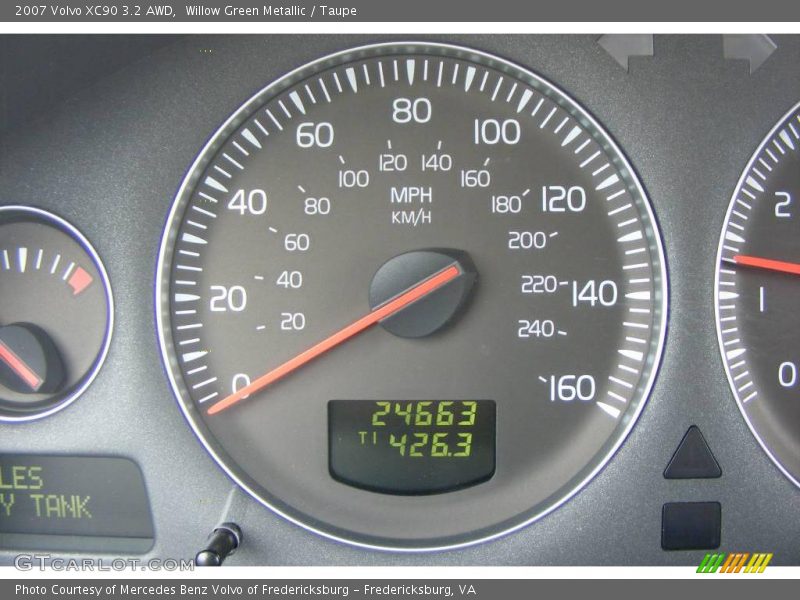 Willow Green Metallic / Taupe 2007 Volvo XC90 3.2 AWD