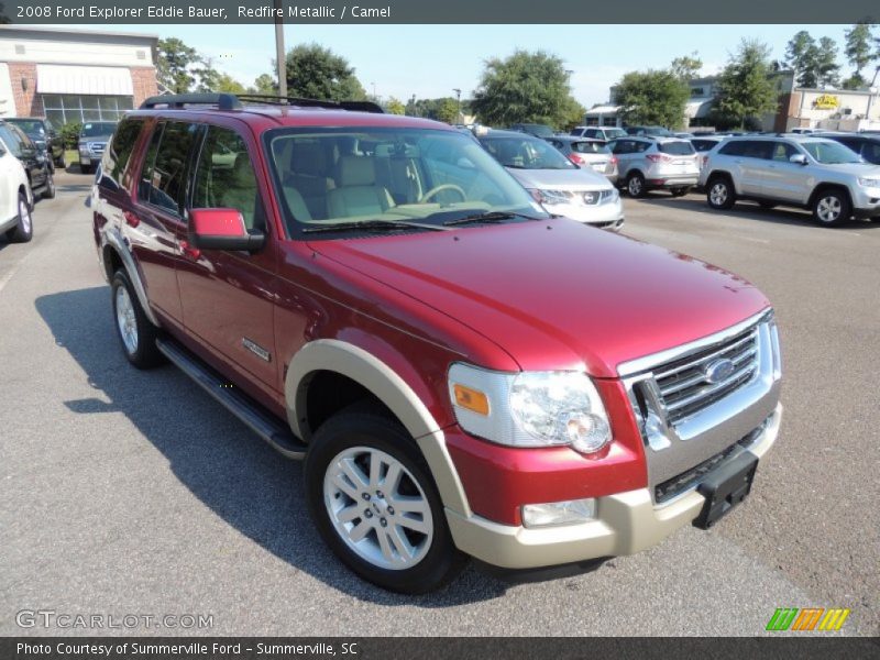 Redfire Metallic / Camel 2008 Ford Explorer Eddie Bauer