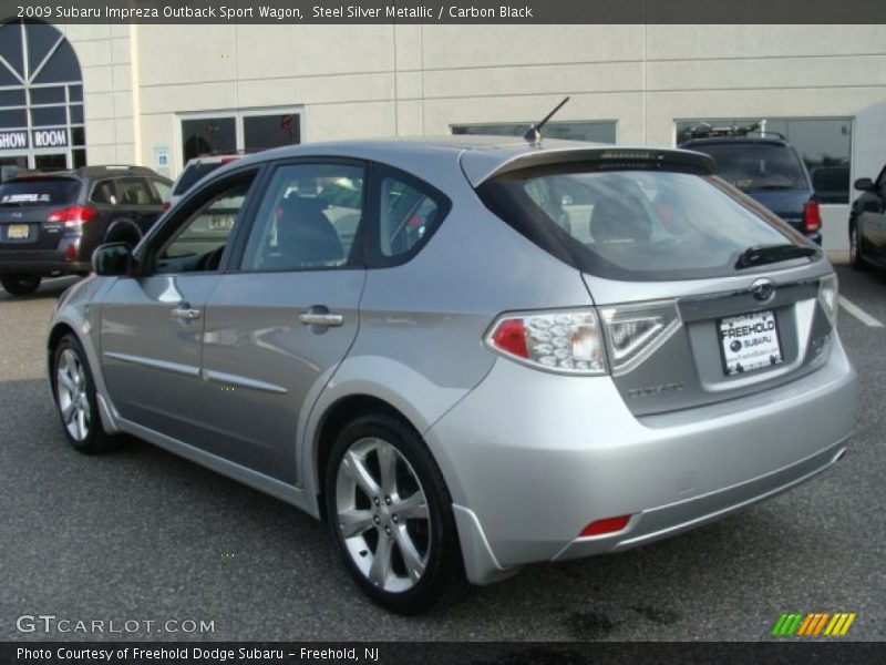 Steel Silver Metallic / Carbon Black 2009 Subaru Impreza Outback Sport Wagon