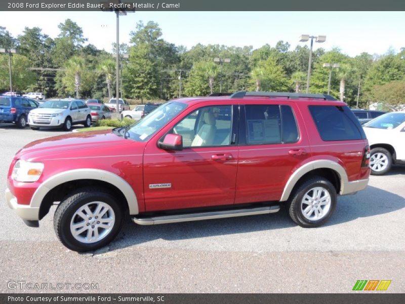 Redfire Metallic / Camel 2008 Ford Explorer Eddie Bauer