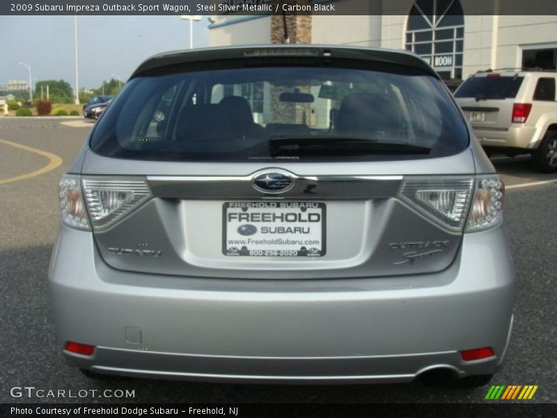 Steel Silver Metallic / Carbon Black 2009 Subaru Impreza Outback Sport Wagon