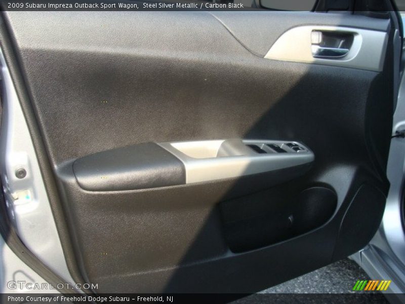 Steel Silver Metallic / Carbon Black 2009 Subaru Impreza Outback Sport Wagon